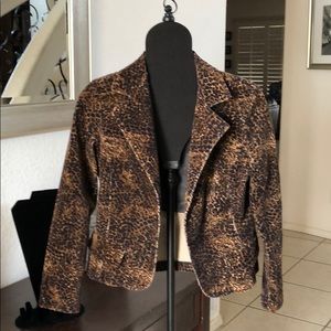 Leopard print courduroy jacket 🧥 11/13 juniors